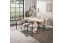 alesvelt Esstisch CENTRO TRAVERTINO Dänisch-Oval Keramik Beige Bild 4