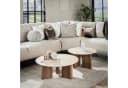 Couchtisch Set ROMANO SCULTURA - Keramik & Holz Bild 1