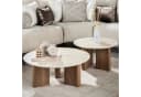 Couchtisch Set ROMANO SCULTURA - Keramik & Holz Bild 2