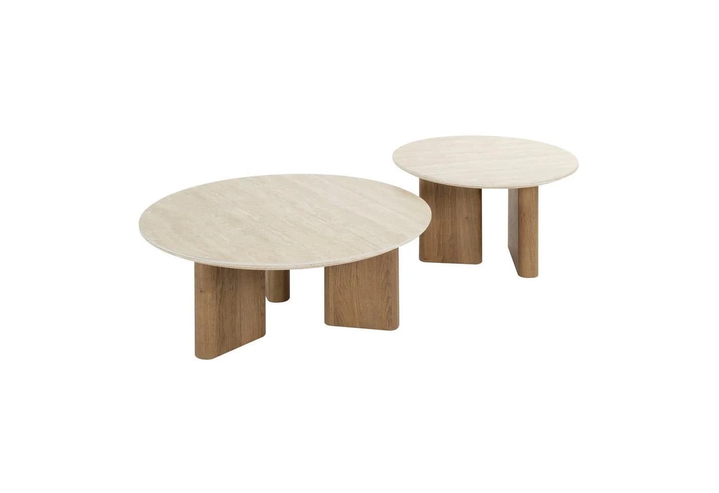 Couchtisch Set ROMANO SCULTURA - Keramik & Holz - Bild 5