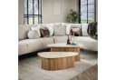 Couchtisch Set Romano Triangolo Travertin-Optik Eiche Bild 1