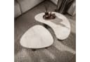 alesvelt Couchtisch Set CERAMO ONDA 2er-Set Taj-Mahal Keramik Rillen-Gestell Bild 3