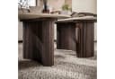 alesvelt Couchtisch Set CERAMO ONDA 2er-Set Taj-Mahal Keramik Rillen-Gestell Bild 5