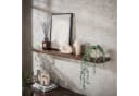 alesvelt Wandregal CARVE DRIFTWOOD Massivholz Braun Soft-Edge Bild 1