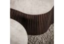 alesvelt CERAMO GRANDE Couchtisch Set 2-teilig 3D-Keramik Travertin-Optik Bild 4