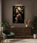 MF Leinwandbild Selena Persian Bloom Glamour Frau Wandbild Bild 1