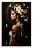 MF Leinwandbild Selena Persian Bloom Glamour Frau Wandbild Bild 2