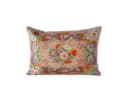 BOLTZE Dekokissen Florentine Rosalia Rechteck Baumwolle Floral Grün Orange Rosa Bild 1