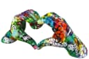 MF Hand Skulptur Love Street Art Dekofigur Herzform Urban Figur Graffiti Bild 4