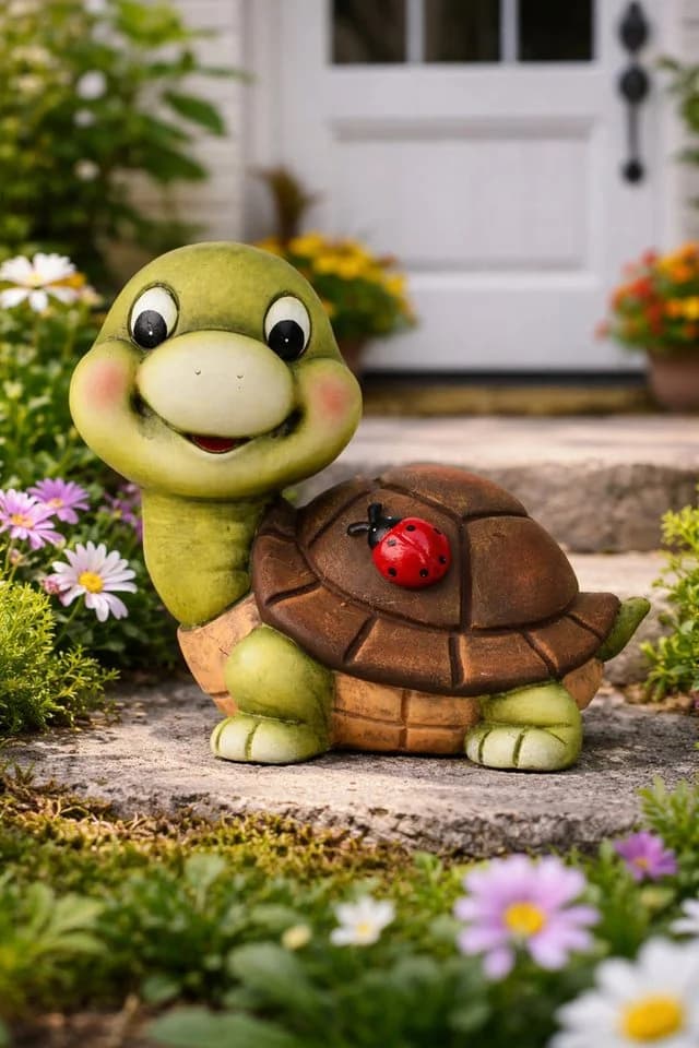 MF Gartenfigur Schildkröte Smila Keramik 23cm - Bild 2