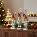 MF Weihnachtsfigur Glitzerwichtel Jollytime 3er Set 11cm Bild 2