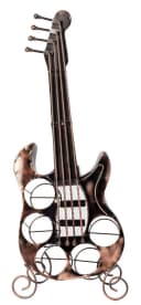 MF Flaschenregal Gitarre Metall Bronze 63cm Bild 1