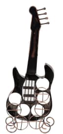 MF Flaschenregal Gitarre Metall Bronze 63cm Bild 4