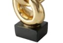 MF Skulptur Golden Infinity Chainy Dekofigur Gold/Schwarz Bild 4
