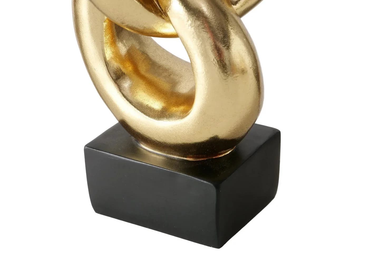 MF Skulptur Golden Infinity Chainy Dekofigur Gold/Schwarz - Bild 4