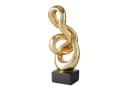 MF Skulptur Golden Infinity Chainy Dekofigur Gold/Schwarz Bild 5