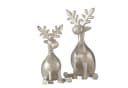 MF Silver Antler Duo Hirschset Dekofigur Aluminium Silber Bild 3