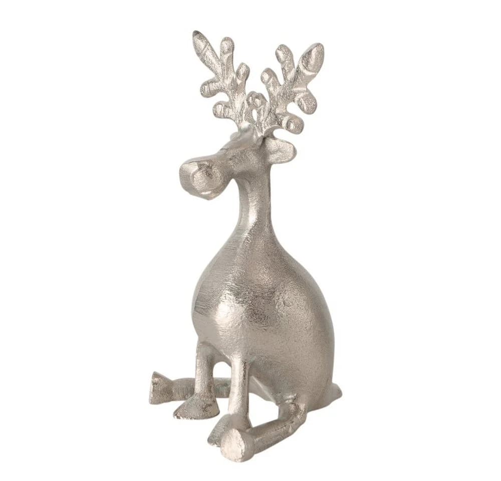 MF Silver Antler Duo Hirschset Dekofigur Aluminium Silber - Bild 4