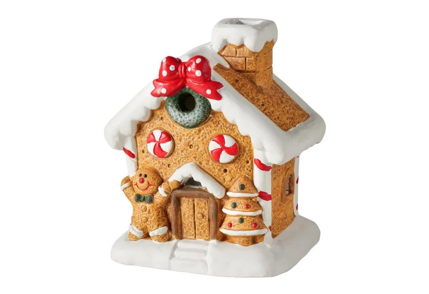 BOLTZE GRUPPE Weihnachtsdorf Lebkuchenhaus 2er Set mit LED Licht - Bild 3