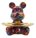 MF Skulptur Dekofigur Streetart Schalenbär Psyco Bunt/Gold Bild 2