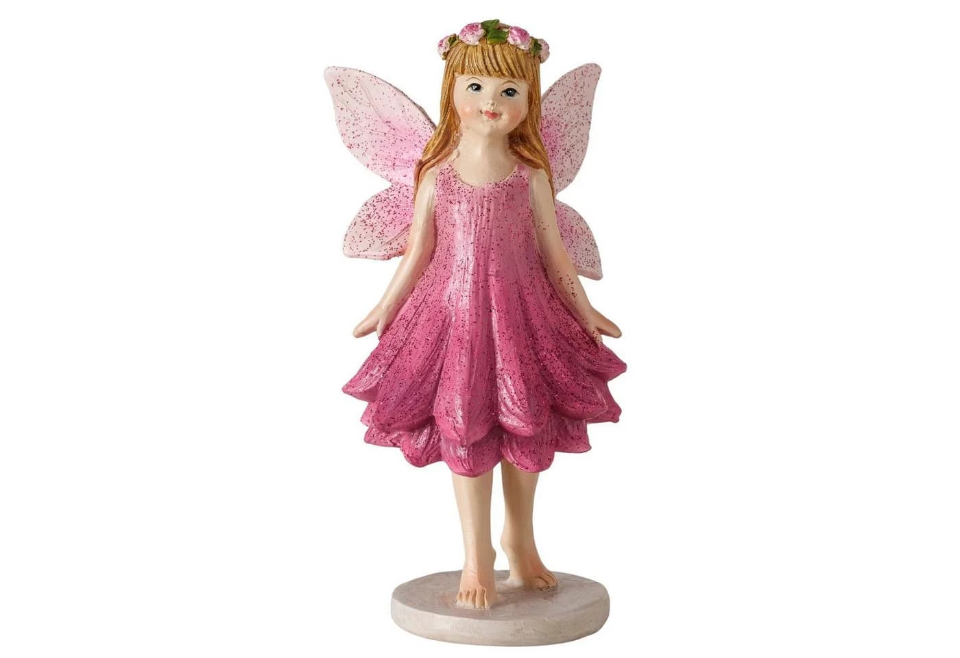 MF Elfenfigur Evangeline 2er Set Pink Lila Kunstharz Deko