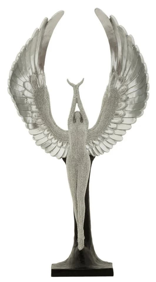 MF Skulptur Engel Angelica 48cm Polyresin Silber