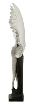 MF Skulptur Engel Angelica 48cm Polyresin Silber Bild 5
