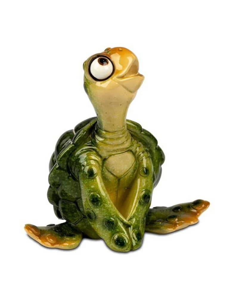 formano Dekofigur Schildkröte Harry grün Kunststein