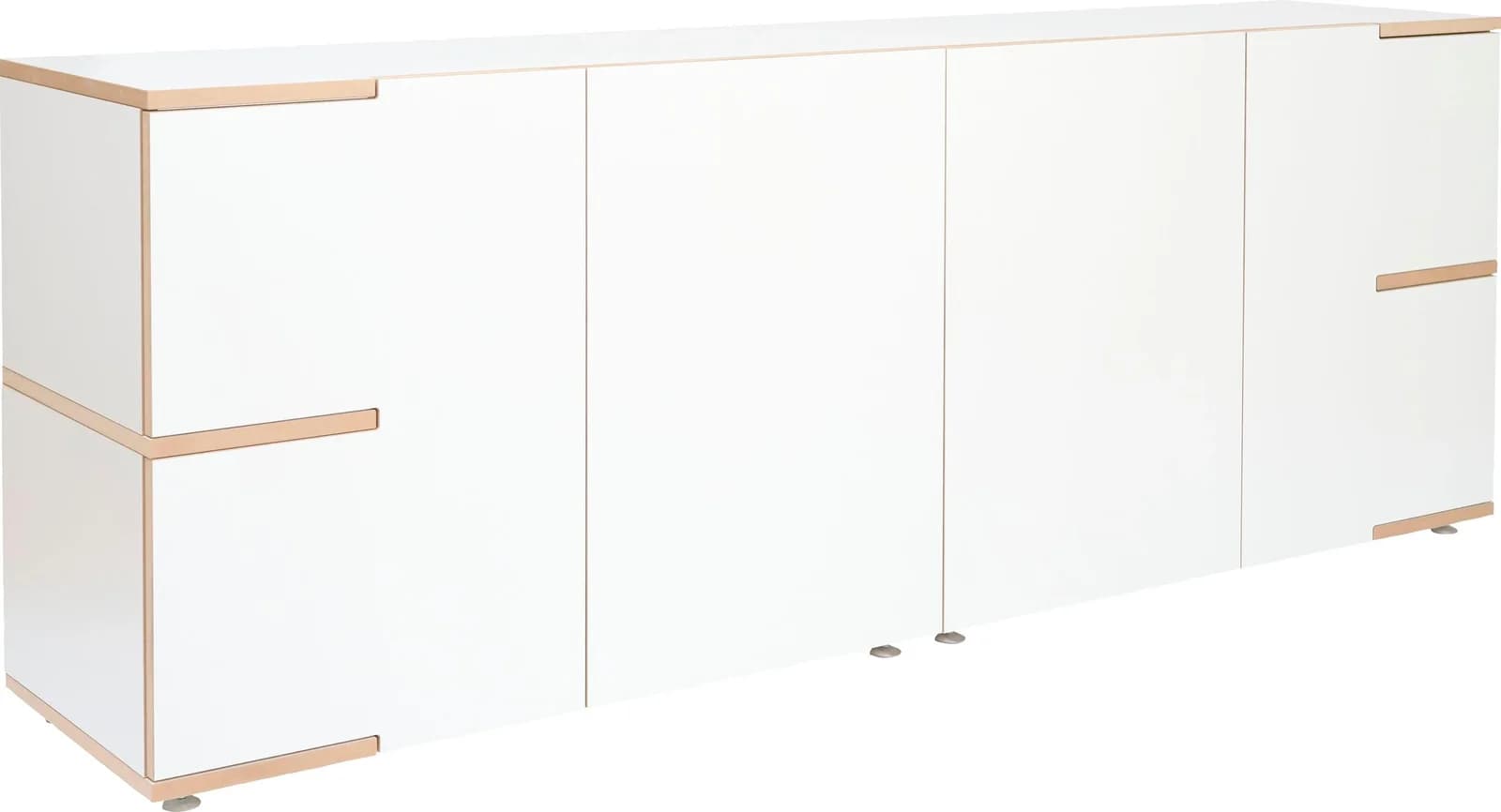 TOJO Mehrzweckschrank Stau Weiß Modern