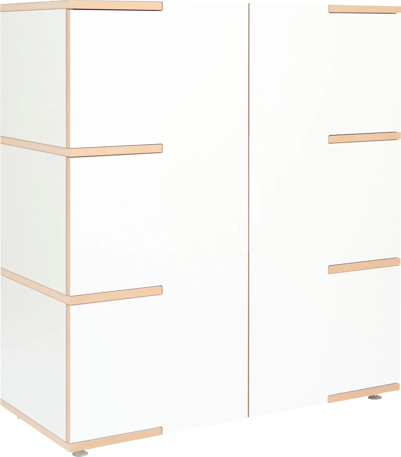 TOJO Mehrzweckschrank stau Weiß Matt MDF