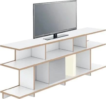 Mehrzweckregal TOJO stell weiß MDF