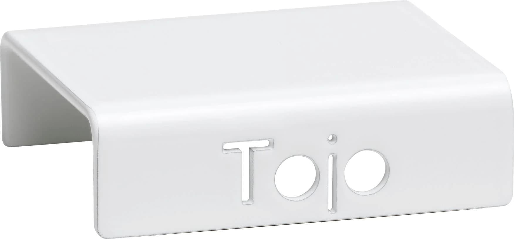 Tojo Griff clip weiß Metall Regalverbinder für Hochstapler-Regale