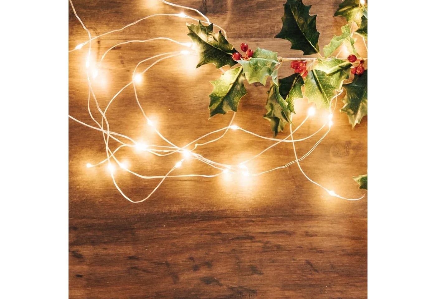 Salcar LED-Lichterkette 10m Outdoor Indoor USB Kupferdraht Weihnachtsdeko - Bild 5