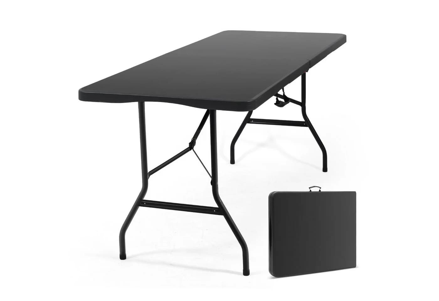 Sekey Campingtisch Klappbar 150 cm Schwarz - Bild 2