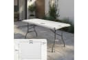 Sekey Klappbarer Campingtisch 180 cm Weiß Bild 1