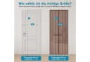 Sekey Insektenschutz-Tür Magnetisches Fliegengitter für Balkon, Keller und Terrassentür, braun Bild 5