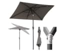 Sekey Sonnenschirm Rechteckig Gartenschirm 3m mit Kurbel UPF 50+ Bild 2