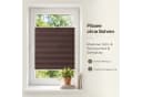 Sekey Plissee Klemmfix ohne Bohren Blickdicht Polyester Mokka Bild 1