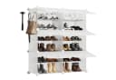 Sekey Schuhschrank Schuh-Organizer Stecksystem 24 Paar Weiß Bild 2