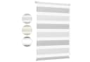 Sekey Doppelrollo Klemmfix ohne Bohren Zweifarbig Zebra Rollo Bild 2