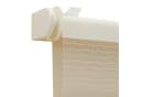 Sekey Doppelrollo Klemmfix ohne Bohren Zweifarbig Zebra Rollo Beige/Braun Bild 4