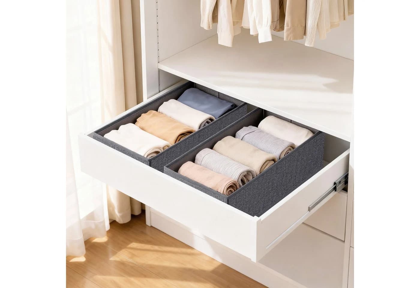 Sekey Aufbewahrungsbox Organizer 2er-Set Grau - Bild 4
