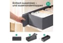 Sekey Schubladen-Organizer Set 4er Grau Vliesstoff Bild 4