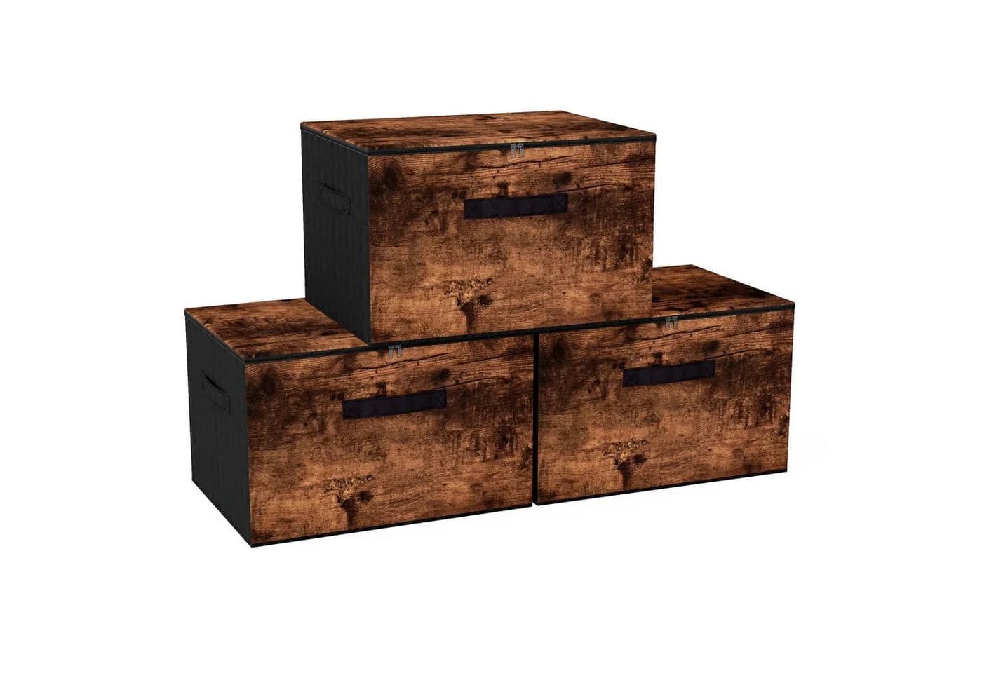 Sekey Aufbewahrungsbox 3er Set Vliesstoff Faltbare Stoffboxen - Bild 2