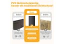 SUNULA Balkonsichtschutz PVC Matte Anthrazit UV-beständig Bild 5
