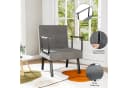 oyajia Schlafsofa 4 in 1 Schlafcouch mit Bettfunktion, Leinen-Touch, Grau Bild 1
