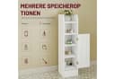oyajia Badkommode Badezimmerschrank schmal mit Tür Bild 1