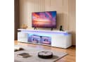 oyajia Lowboard TV-Schrank mit RGB-LED und Steckdosen für Fernseher bis 75 Zoll Bild 2