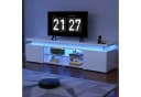 oyajia Lowboard TV-Schrank mit RGB-LED und Steckdosen für Fernseher bis 75 Zoll Bild 3
