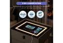 oyajia Nachttisch Nachtschrank mit Bluetooth-Lautsprecher & Kabelloser Ladefunktion Bild 4